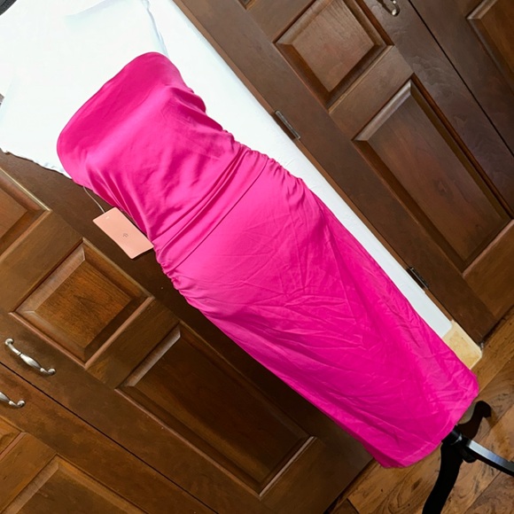 BHLDN Anthropologie• MIDI strapless dress•NWT• MSRP $248 - Picture 4 of 7